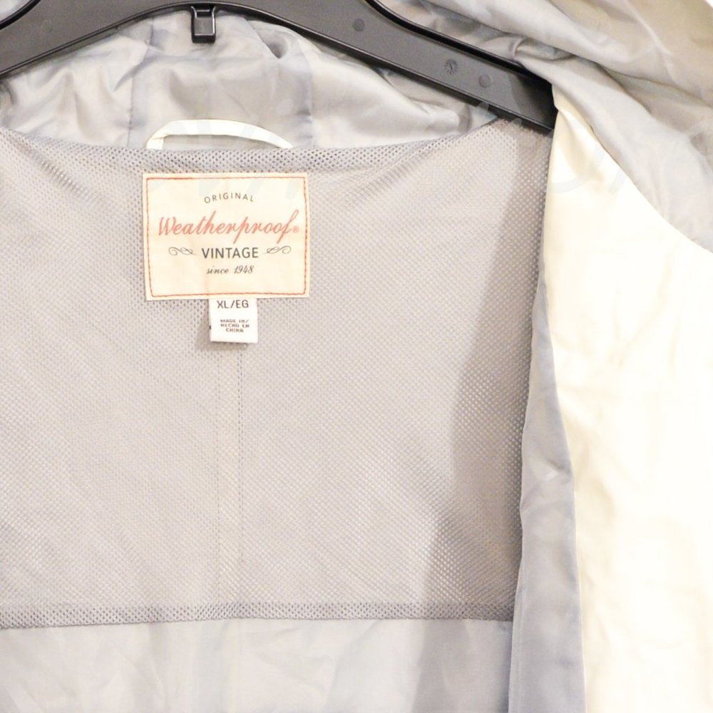 Purple / white / gray Weatherproof Vintage Ladies' Rain Slicker - Picture 3 of 4